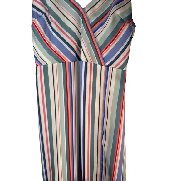 Jack By BB Dakota XS Striped Multicolor Maxi Dress With Adjustable Straps - Picture 6 of 15